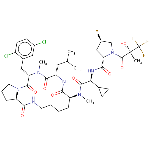 Chemical structure of BindingDB Monomer ID 684220