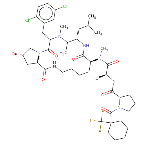 Chemical structure of BindingDB Monomer ID 684315