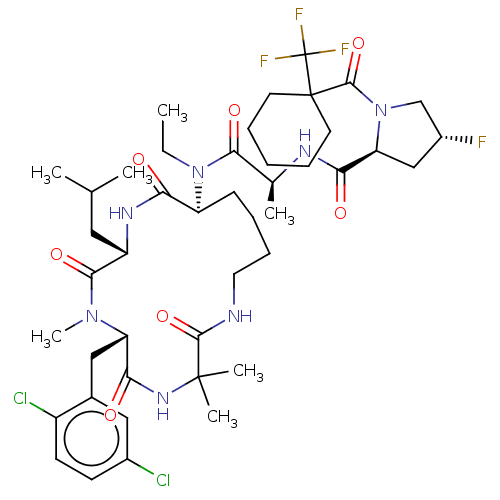 Chemical structure of BindingDB Monomer ID 684322