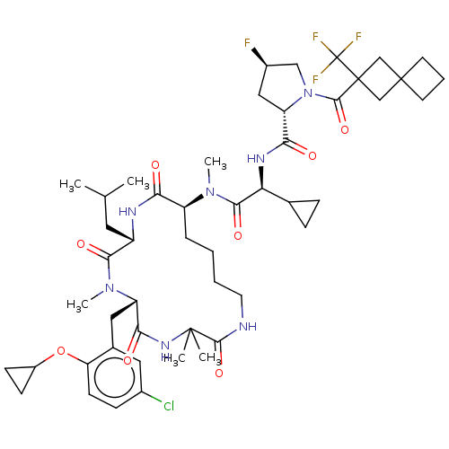 Chemical structure of BindingDB Monomer ID 684364