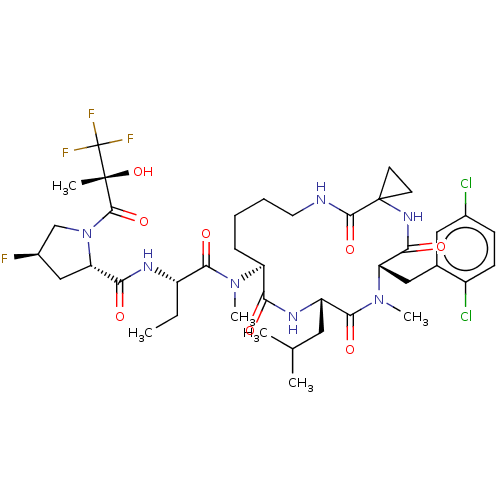 Chemical structure of BindingDB Monomer ID 684383