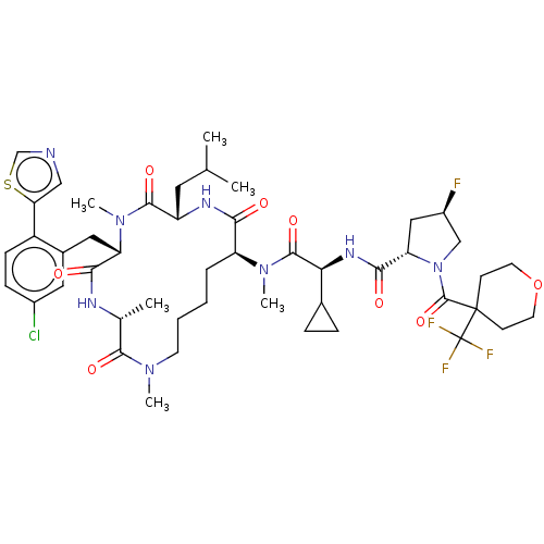 Chemical structure of BindingDB Monomer ID 684390