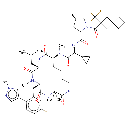 Chemical structure of BindingDB Monomer ID 684437
