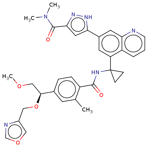 Chemical structure of BindingDB Monomer ID 686207