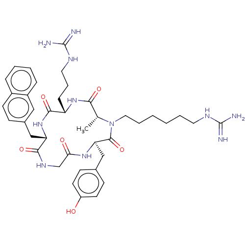 Chemical structure of BindingDB Monomer ID 694486