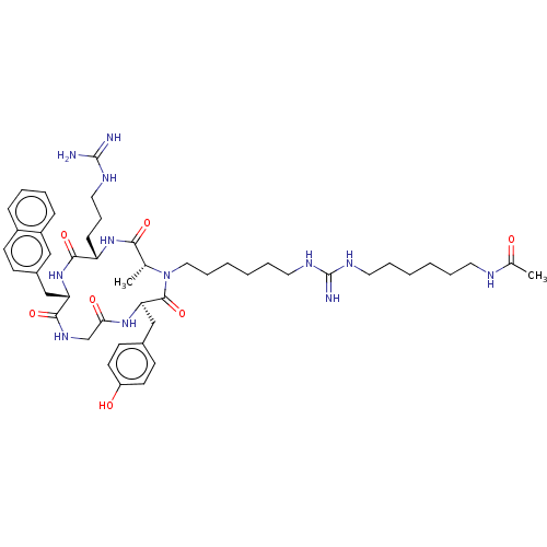 Chemical structure of BindingDB Monomer ID 694501