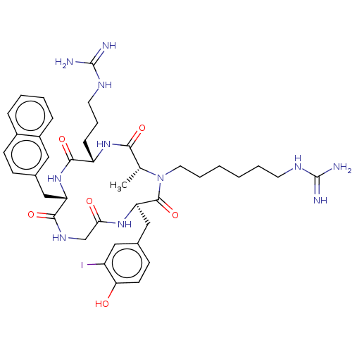 Chemical structure of BindingDB Monomer ID 694522
