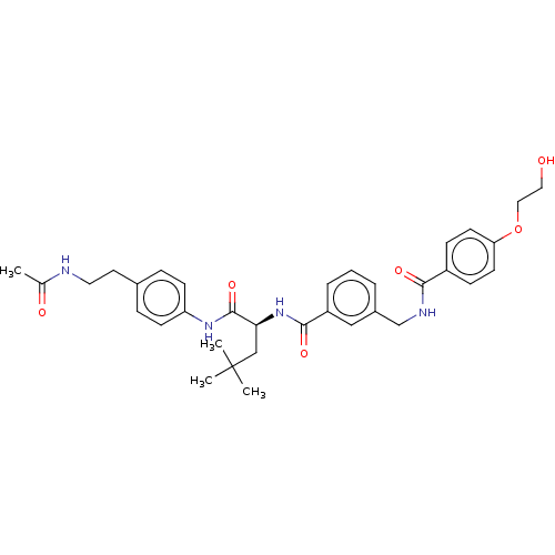Chemical structure of BindingDB Monomer ID 694574