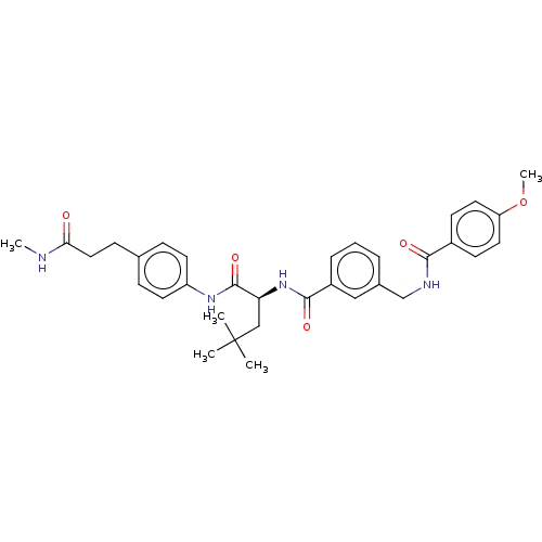 Chemical structure of BindingDB Monomer ID 694581