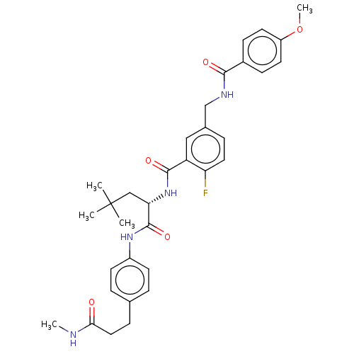 Chemical structure of BindingDB Monomer ID 694584
