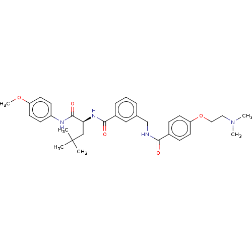 Chemical structure of BindingDB Monomer ID 694598