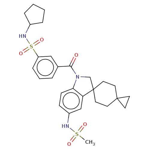 Chemical structure of BindingDB Monomer ID 695615