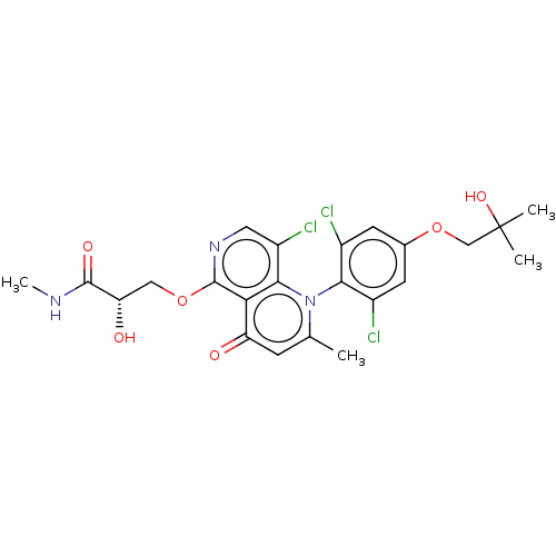 Chemical structure of BindingDB Monomer ID 695821