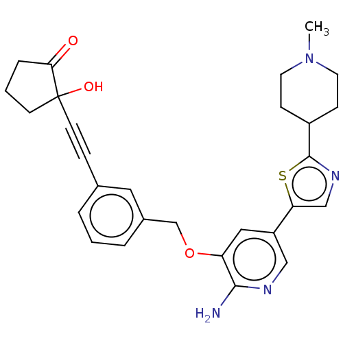 Chemical structure of BindingDB Monomer ID 696282