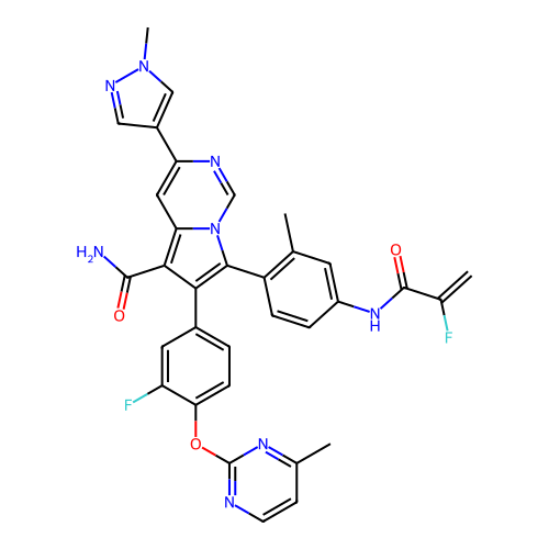 Chemical structure of BindingDB Monomer ID 75536