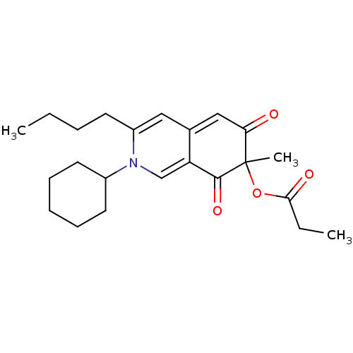 Chemical structure of BindingDB Monomer ID 76129