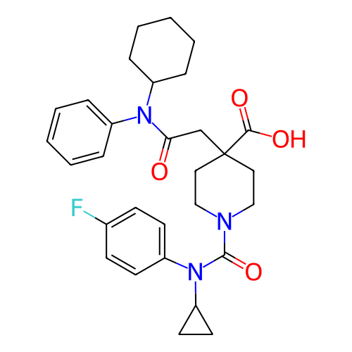 Chemical structure of BindingDB Monomer ID 701173