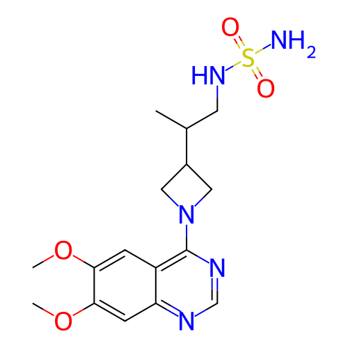 Chemical structure of BindingDB Monomer ID 701540