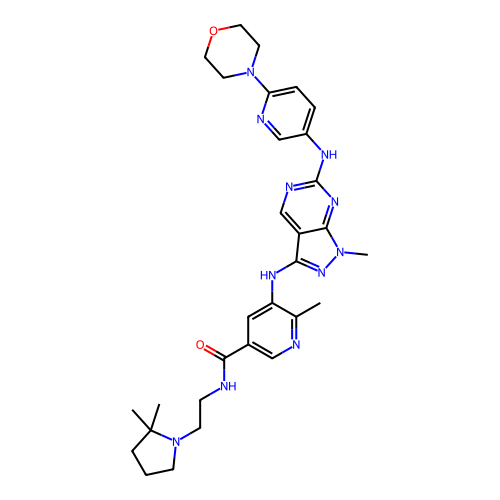 Chemical structure of BindingDB Monomer ID 702140