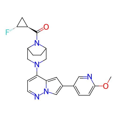 Chemical structure of BindingDB Monomer ID 702760