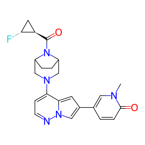 Chemical structure of BindingDB Monomer ID 702818