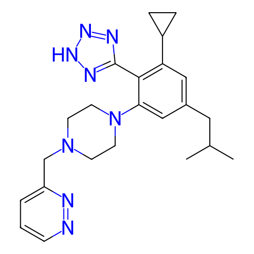 Chemical structure of BindingDB Monomer ID 703692
