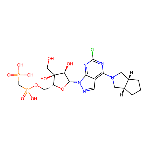 Chemical structure of BindingDB Monomer ID 704106