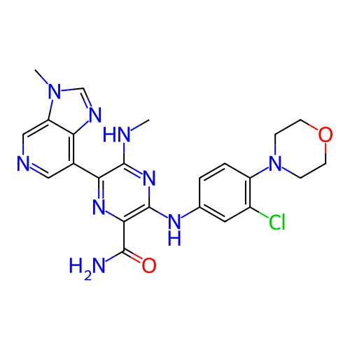 Chemical structure of BindingDB Monomer ID 704507