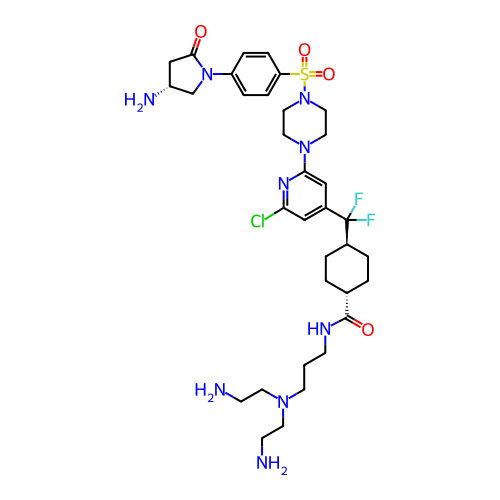 Chemical structure of BindingDB Monomer ID 707665