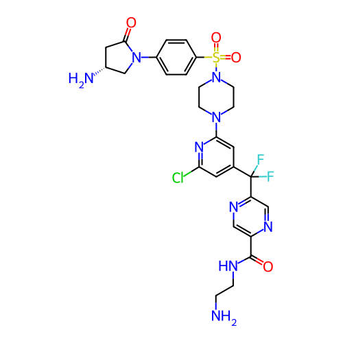Chemical structure of BindingDB Monomer ID 707686