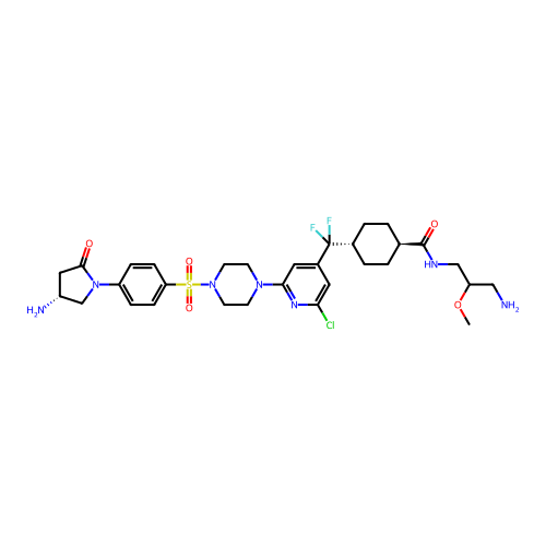 Chemical structure of BindingDB Monomer ID 707707