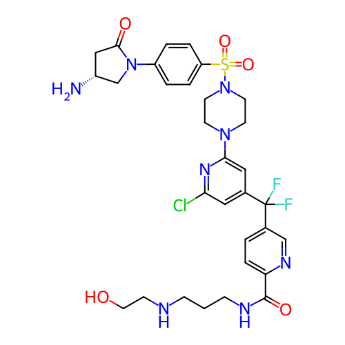 Chemical structure of BindingDB Monomer ID 707712
