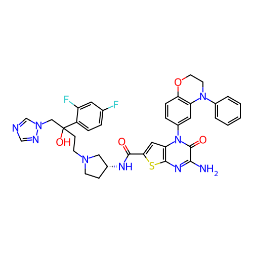 Chemical structure of BindingDB Monomer ID 708404