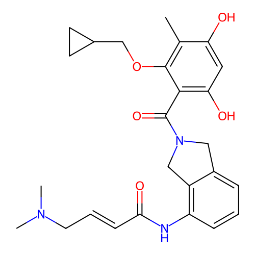 Chemical structure of BindingDB Monomer ID 708474