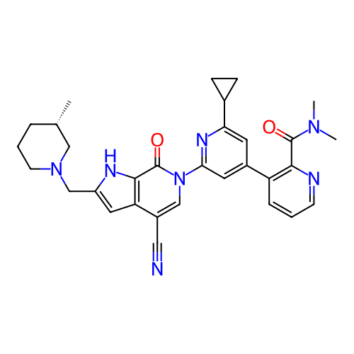 Chemical structure of BindingDB Monomer ID 708692