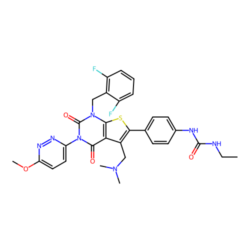 Chemical structure of BindingDB Monomer ID 710402
