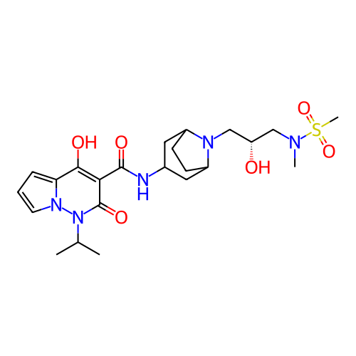Chemical structure of BindingDB Monomer ID 713044