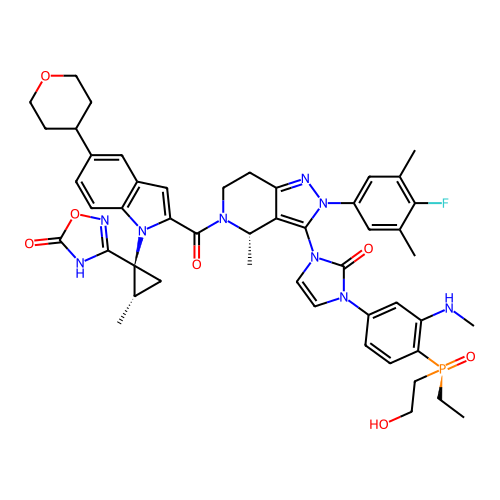 Chemical structure of BindingDB Monomer ID 713674