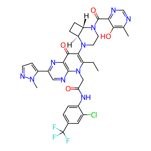 Chemical structure of BindingDB Monomer ID 717068
