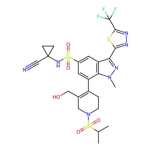Chemical structure of BindingDB Monomer ID 718756