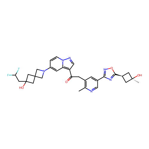 Chemical structure of BindingDB Monomer ID 722156