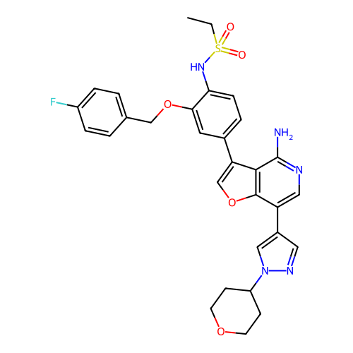 Chemical structure of BindingDB Monomer ID 722447