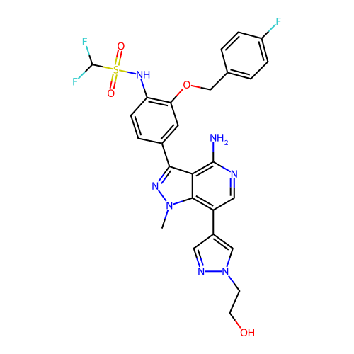 Chemical structure of BindingDB Monomer ID 722521