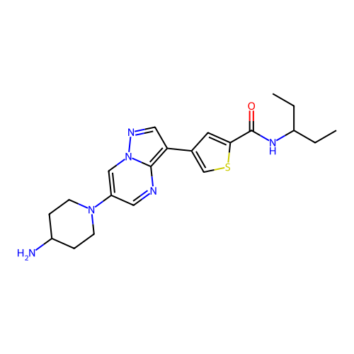 Chemical structure of BindingDB Monomer ID 722682