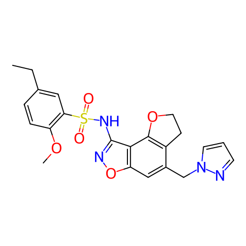 Chemical structure of BindingDB Monomer ID 722769