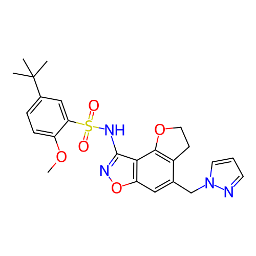 Chemical structure of BindingDB Monomer ID 722772