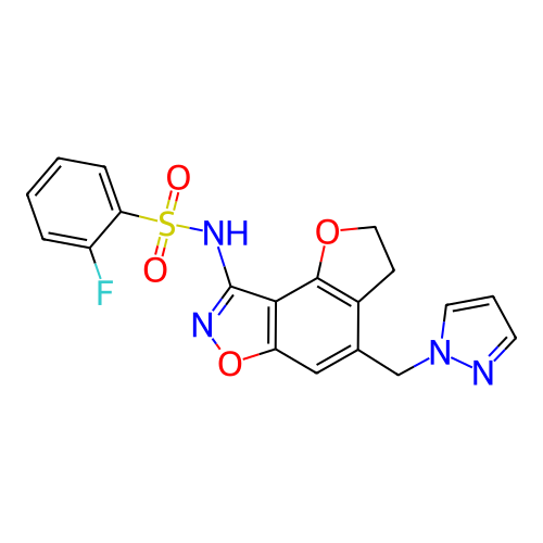 Chemical structure of BindingDB Monomer ID 722774