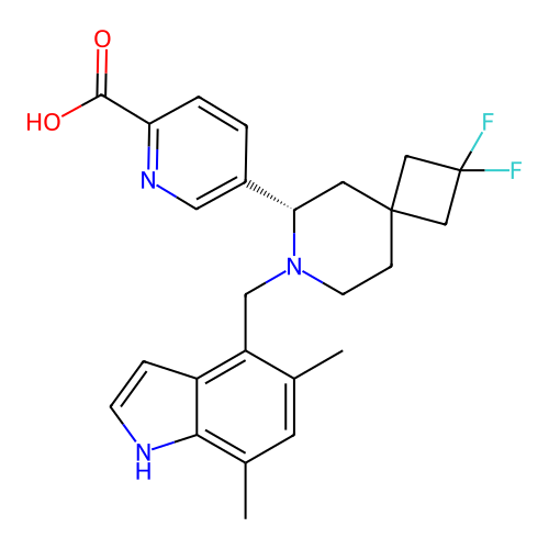 Chemical structure of BindingDB Monomer ID 732798