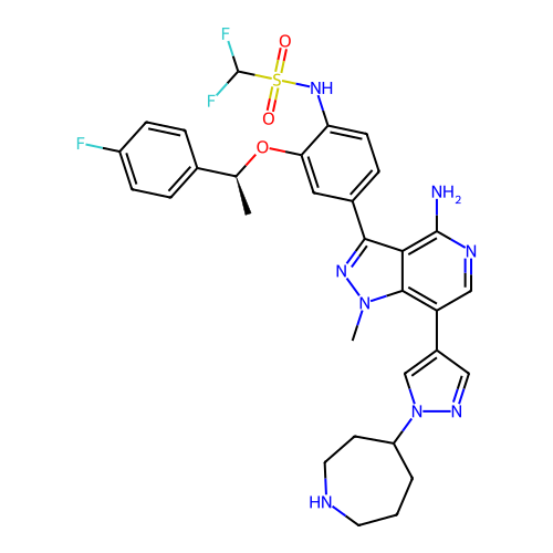 Chemical structure of BindingDB Monomer ID 733415