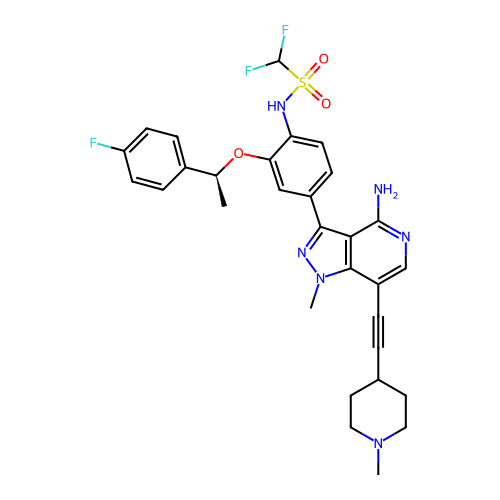 Chemical structure of BindingDB Monomer ID 733421
